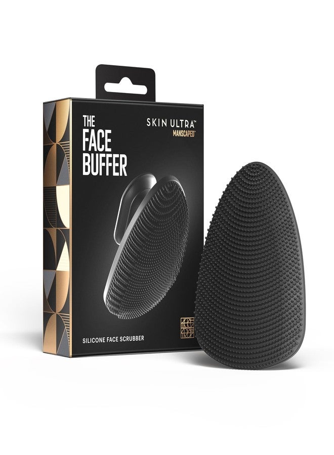 MANSCAPED® The Face Buffer - Men's Silicone Face Scrubber for Nourishing, Deep Cleaning & Exfoliating Your Skin, No-Slip Suction Cup Handle, Gentle Face Massage, 1-Pack - Image 1